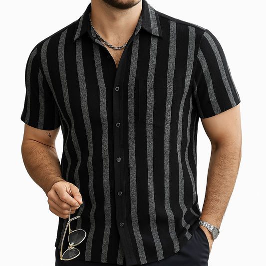 Castello Striped Linen Shirt